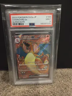 PSA 9 - Charizard V 185/165 SV2a Japanese 151 - Pokemon - Image 2