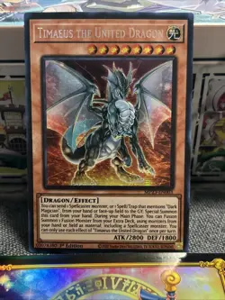 3X- Timaeus the United Dragon MP23-EN003 1st Edition Prismatic SR - Image 3