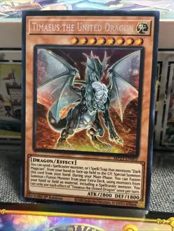 3X- Timaeus the United Dragon MP23-EN003 1st Edition Prismatic SR - Image 4