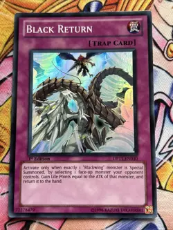2x Black Return DP11-EN030 NM Super Rare 1st Edition Yu-Gi-Oh - Image 1