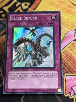 2x Black Return DP11-EN030 NM Super Rare 1st Edition Yu-Gi-Oh - Image 3