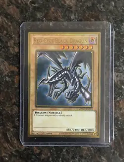 Yu-Gi-Oh! Blue Eyes White Red Eyes Black Dark Magician MAGO Set 1st Edition - Image 2