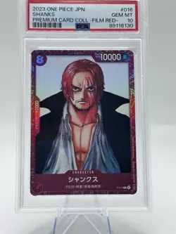PSA 10 2023 Shanks (Premium Card Collection -ONE PIECE FILM RED Edition-) P-016 - Image 1