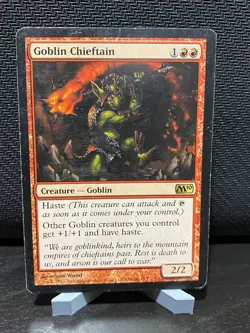Goblin Chieftain 139 Rare Magic 2010 (M10) Magic: The Gathering Lightly Played - Image 1