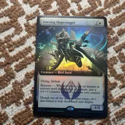 Stirring Hopesinger - FOIL - Extended Art - Secrets of Strixhaven - MTG - 314 NM - Image 1