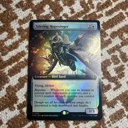 Stirring Hopesinger - FOIL - Extended Art - Secrets of Strixhaven - MTG - 314 NM - Image 3