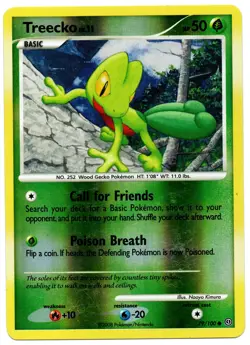 Treecko - 79/100 - Pokemon Diamond & Pearl: Stormfront Reverse Holo Common - Image 5