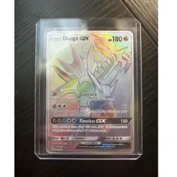 Dialga GX 164/156 Sm-Ultra Prism Secret Rare Full Art Holo 180 HP English - Image 1