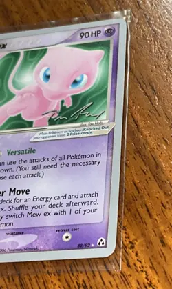 Pokemon Mew ex 2006 World Championships 2007 Very Nice Not Perfect Sleeved - Image 4