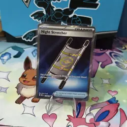 Pokemon Night Stretcher 127/132 ME01 Ultra Rare Full Art Holo - Image 1