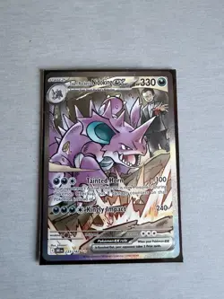 Pokemon Team Rocket"s Nidoking ex HP 330. 223/182 - Image 1