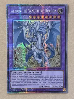 Albion the Sanctifire Dragon RA05-EN037 Starlight Rare 1st Ed - Image 1