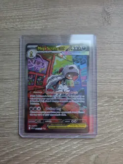 Pokemon TCG 8-Card Lot Holo Full Art English Mega Scrafty ex Erika Tangela - Image 1