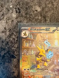 Pokemon Alakazam EX TCG Card 201/165 SV Scarlet & Violet 151 NM Condition - Image 2