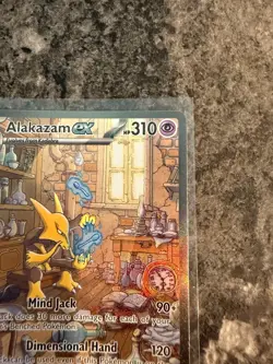 Pokemon Alakazam EX TCG Card 201/165 SV Scarlet & Violet 151 NM Condition - Image 3