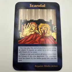 Scandal Card Limited INWO Illuminati New World Order Game 327/412 - Image 1