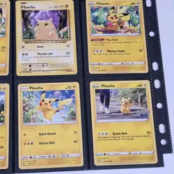 Pokemon Cards X9 Pikachu from various Sets - Image 3