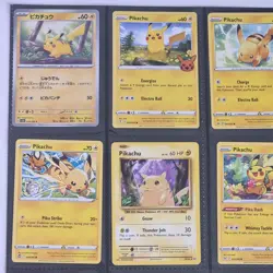Pokemon Cards X9 Pikachu from various Sets - Image 5