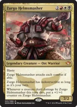 Zurgo Helmsmasher - DDSC MTG - Light Play - Image 1