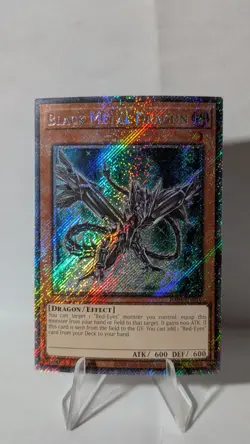 Black Metal Dragon - Platinum Secret Rare 1st Edition - RA04-EN016 Yu-Gi-Oh - Image 1