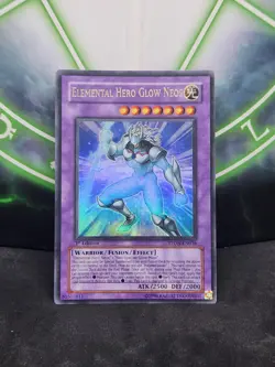 Yugioh Elemental Hero Glow Neos STON-EN036 Ultra Rare 1st Edition NM - Image 1