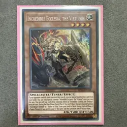 Yugioh | Incredible Ecclesia, the Virtuous MP22-EN188 Secret Rare 1st Ed NM - Image 1