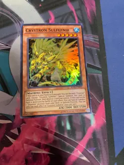YUGIOH - CRYSTRON SULFEFNIR - SUPER RARE - UNLIMITED - NM - RATE - Image 1