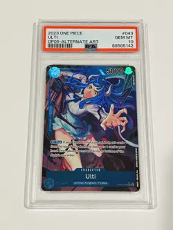 One Piece Awakening of the New Era - Ulti SR Alternate Alt Art #OP05-043 PSA 10 - Image 1