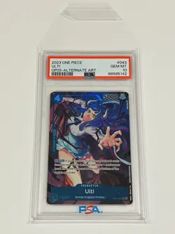 One Piece Awakening of the New Era - Ulti SR Alternate Alt Art #OP05-043 PSA 10 - Image 3