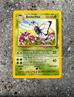 Pokemon TCG Cards Butterfree 33/64 Jungle Uncommon LP - Image 1
