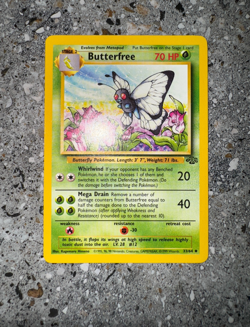 Pokemon TCG Cards Butterfree 33/64 Jungle Uncommon LP - Image 3