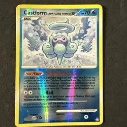 Castform Snow-Cloud Form - 50/146 - Legends Awakened MP Holo Pokemon TCG Card - Image 1