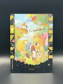 APPLEJACK My Little Pony Kayou Moon Series 8 (15th Anniversary) ZR Card MLP TCG - Image 1