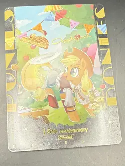 APPLEJACK My Little Pony Kayou Moon Series 8 (15th Anniversary) ZR Card MLP TCG - Image 5