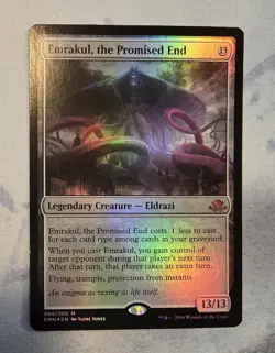 MTG Magic: The Gathering | Emrakul, The Promised End | Eldritch Moon | NM Foil - Image 1