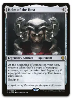 Helm of the Host #217 (LP) Dominaria DOM Magic MTG - Image 1