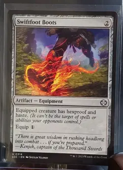 Swiftfoot Boots Commander: Lost Caverns Of Ixalan MTG Regular Near Mint - Image 3