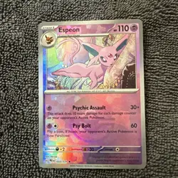 Pokemon TCG Espeon Poke Ball Pattern 033/131 Prismatic Evolutions NM - Image 1