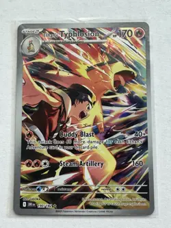 Pokemon TCG Ethan's Typhlosion Illustration Rare Holo 190/182 Sv10 Stage 2 170 … - Image 1