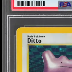 1999 Pokemon Fossil Ditto #3 PSA 9 Holo Mint - Image 4