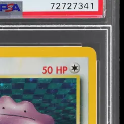 1999 Pokemon Fossil Ditto #3 PSA 9 Holo Mint - Image 5