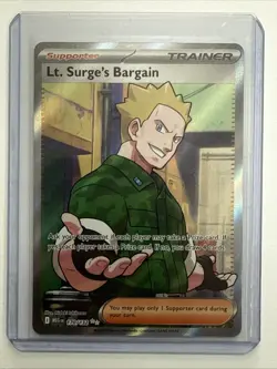 Pokemon TCG - Lt. Surge’s Bargain - Mega Evolution - 170/132 - Ultra Rare - Mint - Image 1