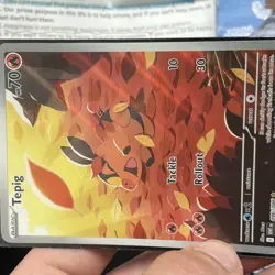Pokemon TCG Tepig White Flare 096/086 Illustration Rare Holo English 2025 - Image 1