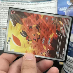 Pokemon TCG Tepig White Flare 096/086 Illustration Rare Holo English 2025 - Image 2
