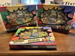 LOT OF 3 Pokemon TCG Ascended Heroes First Partners Deluxe Pin Collection Box!! - Image 1
