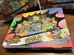 LOT OF 3 Pokemon TCG Ascended Heroes First Partners Deluxe Pin Collection Box!! - Image 2