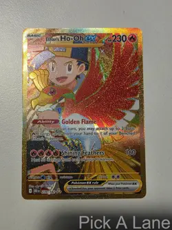 Ethan's Ho-Oh ex 239/182 Hyper Rare Destined Rivals Pokemon Near Mint - Image 1