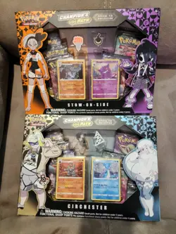 Pokemon TCG - Champion's Path - Stow-On-Side & Circhester Pin Collection Boxes - Image 1
