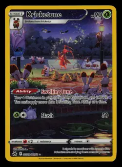 Kricketune GG02/GG70 Holo Crown Zenith Galarian Gallery Pokemon NM - Image 1