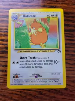 NM Pokemon TCG Southern Islands Raticate 6/18 WOTC - Image 1